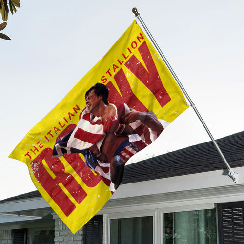 Rocky 3D Double-side House Flag – HOATT15512