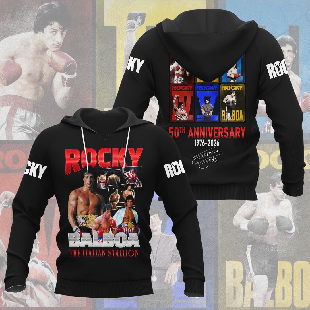 Rocky 50th Anniversary 3D Apparel – HOATT15556