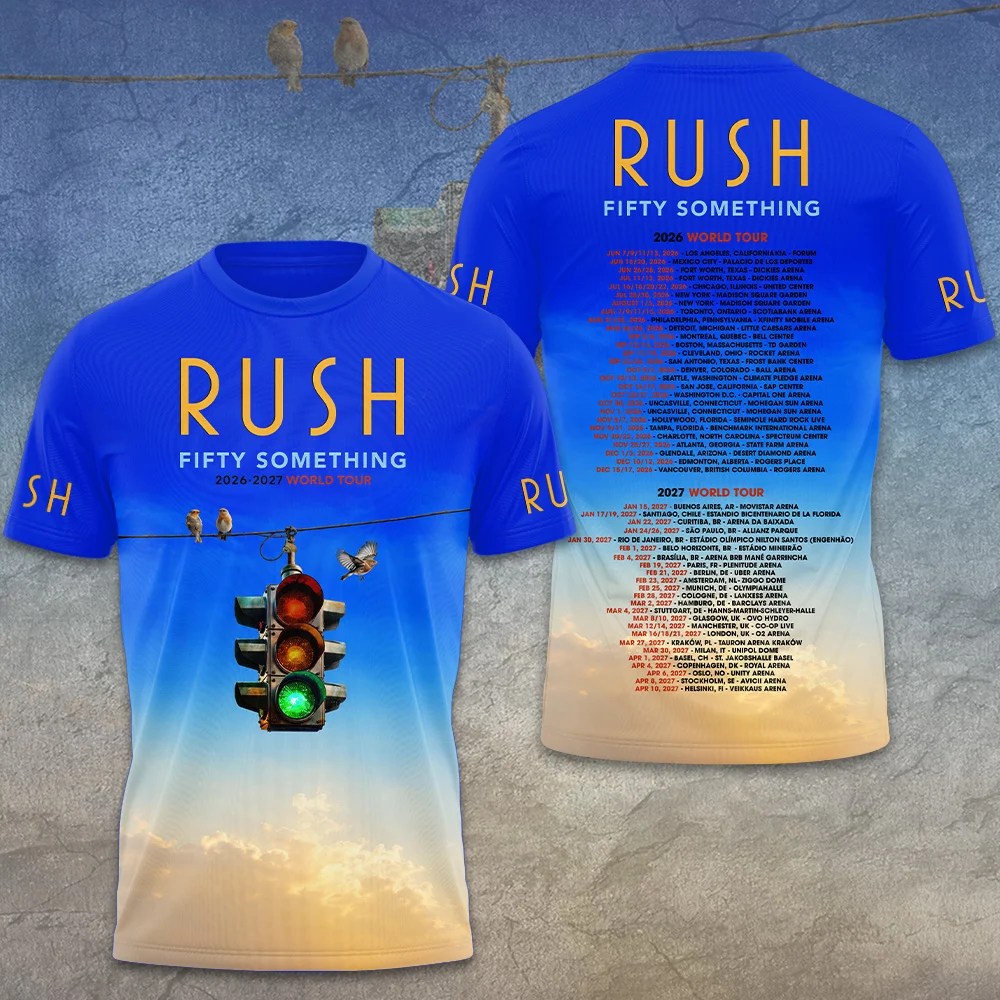 Rush Band 2026 – 2027 World Tour 3D Apparel – GNE8270