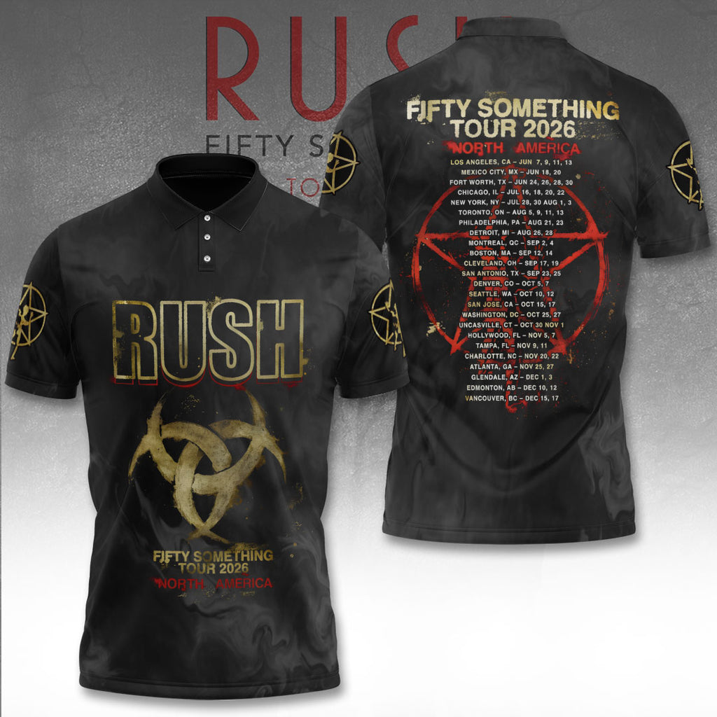 Rush Fifty Something Tour 2026 3D Apparel – TANTN23523