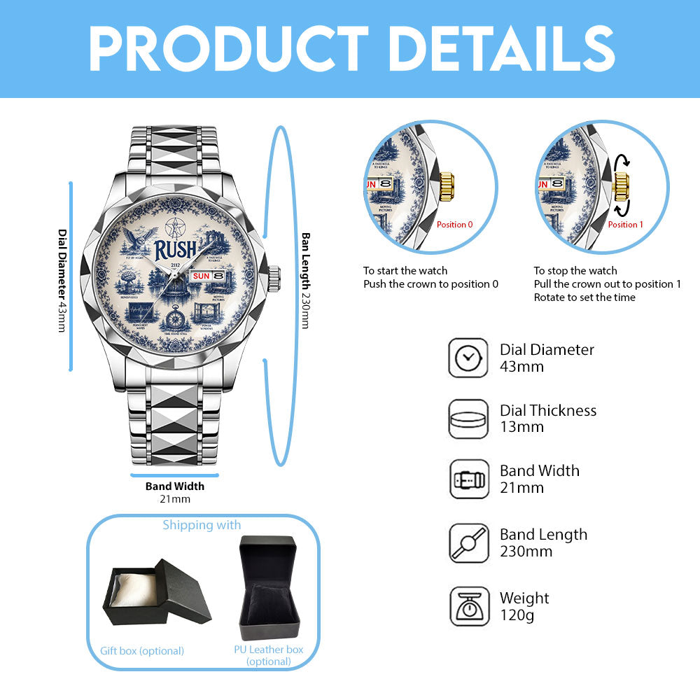 Rush Alloy Luxury Quartz Watch – TANTN24472