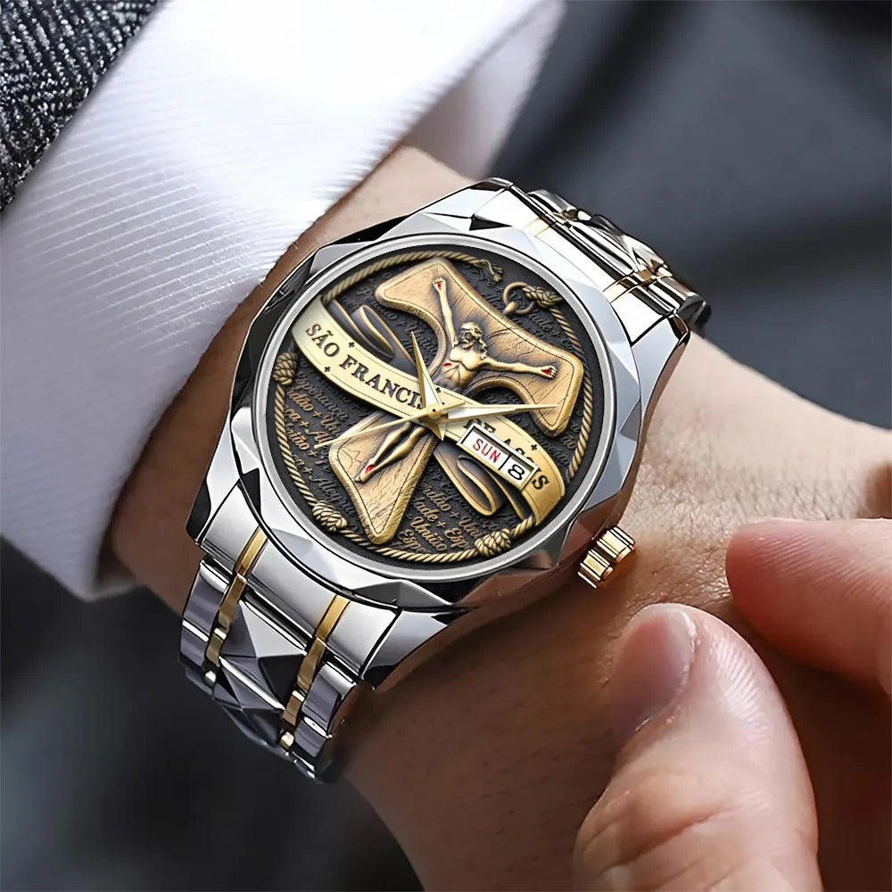 São Francisco de Assis Alloy Luxury Quartz Watch – TANTN 15193