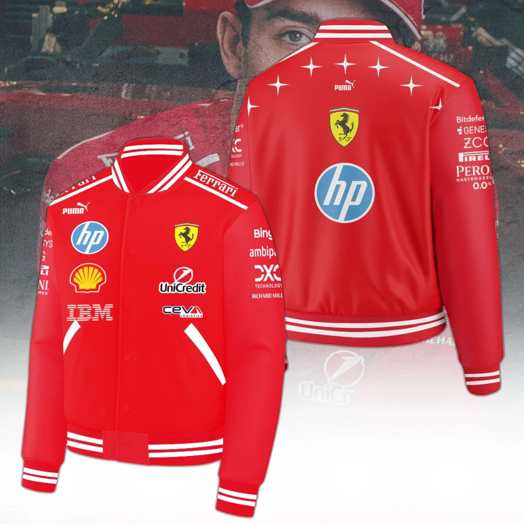 Scuderia Ferrari Monza Grand Prix 2026 Varsity Jacket – TANTN25295