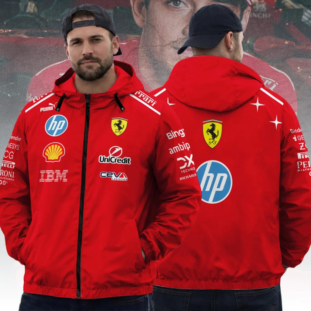 Scuderia Ferrari Monza Grand Prix 2026 3D Windbreaker Jacket – TANTN25294