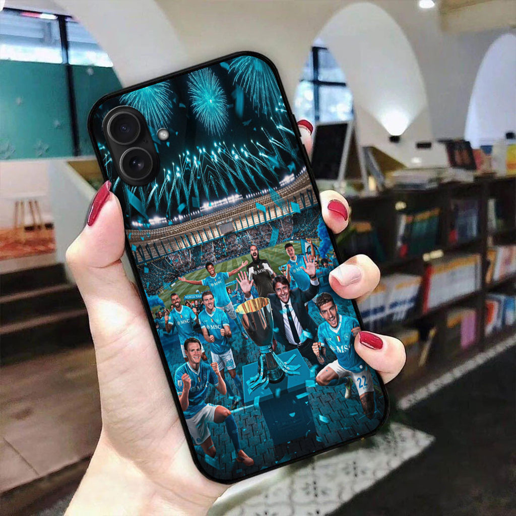 S.S.C. Napoli 2025 Italian Super Cup Champions Phone Case – MAITM14192