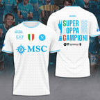 S.S.C. Napoli 2025 Italian Super Cup Champions 3D Apparel – MAITM14193