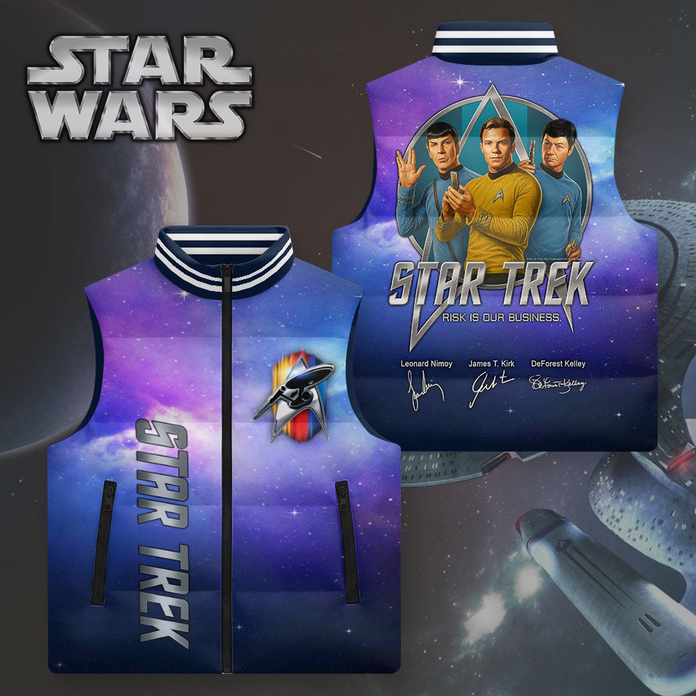 Star Trek 3D Sleeveless Down Jacket – TMTHU1633