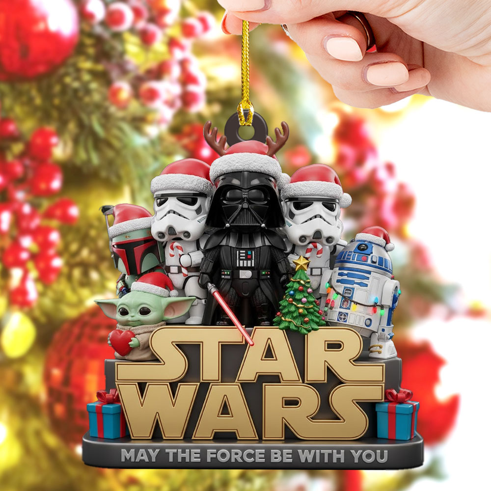 Star Wars x Christmas Custom Shape 2-sided Acrylic Ornament – TMTHU1439