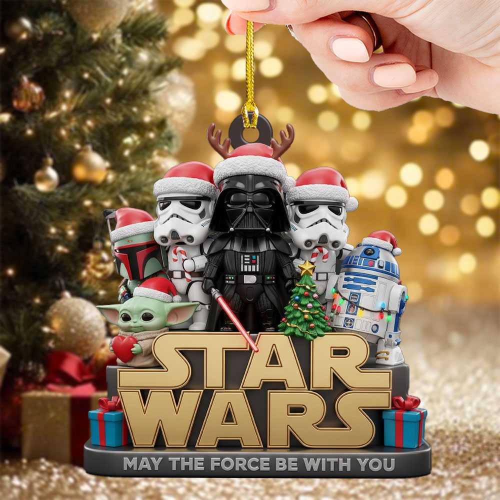 Star Wars x Christmas Custom Shape 2-sided Acrylic Ornament – TMTHU1439