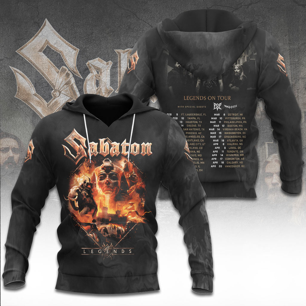 Sabaton 2026 North American Tour 3D Apparel – TANTN19955