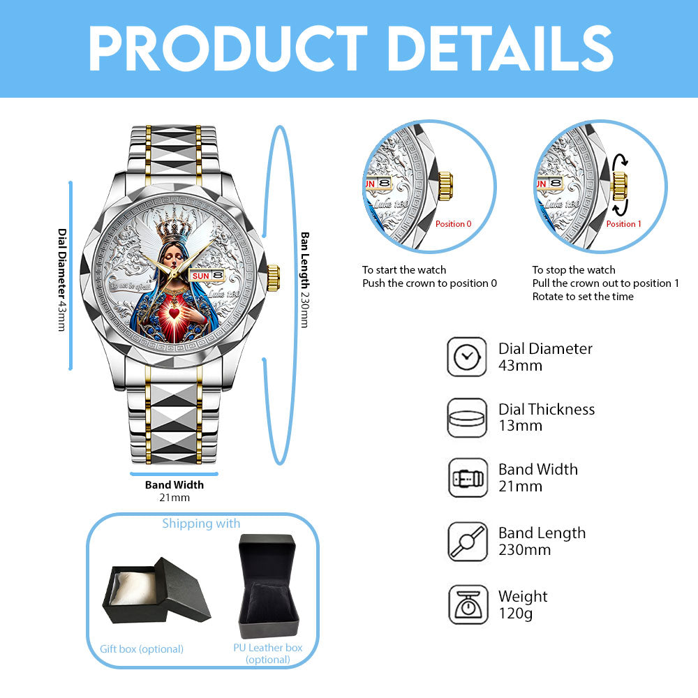 Sacred Faith & Love Alloy Luxury Quartz Watch – TANTN19694