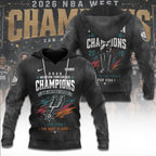 San Antonio Spurs NBA Western Conference Champions 2026 3D Apparel – TANTN23356