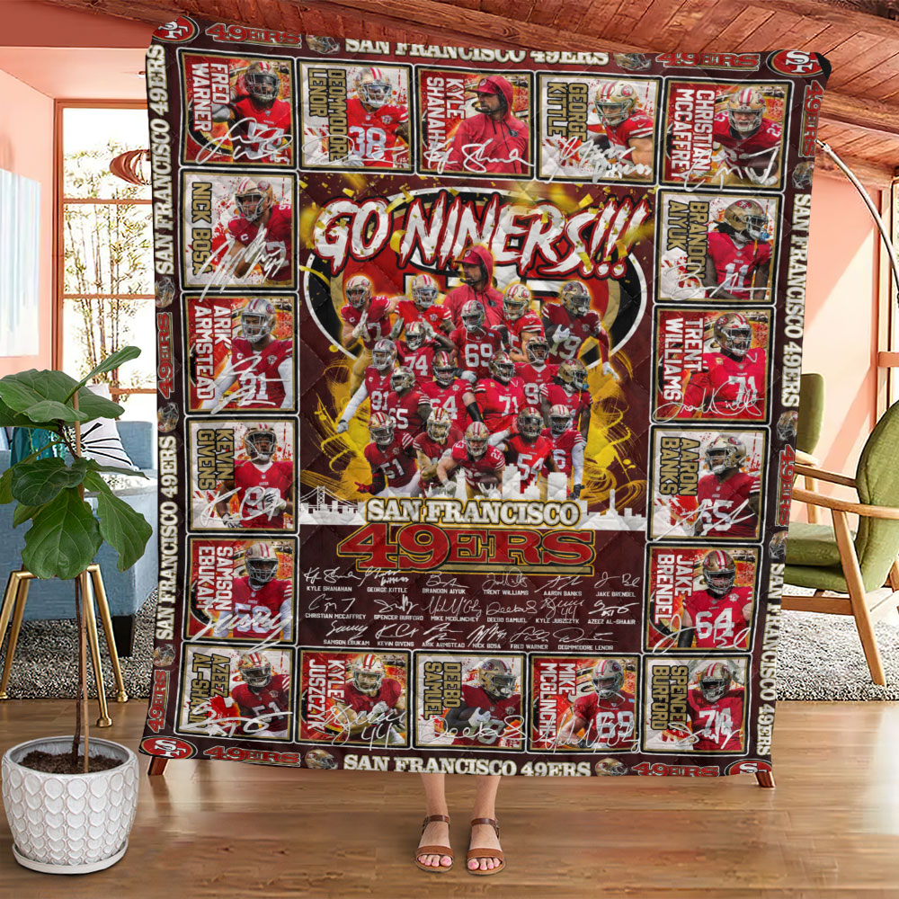 San Francisco 49ers Quilt Blanket – TANTN18437