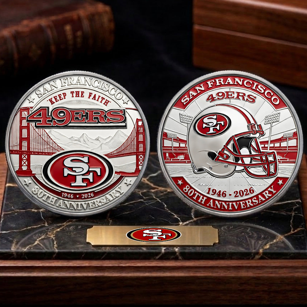 San Francisco 49ers 80th Anniversary Commemorative Coin – TMTHU4899