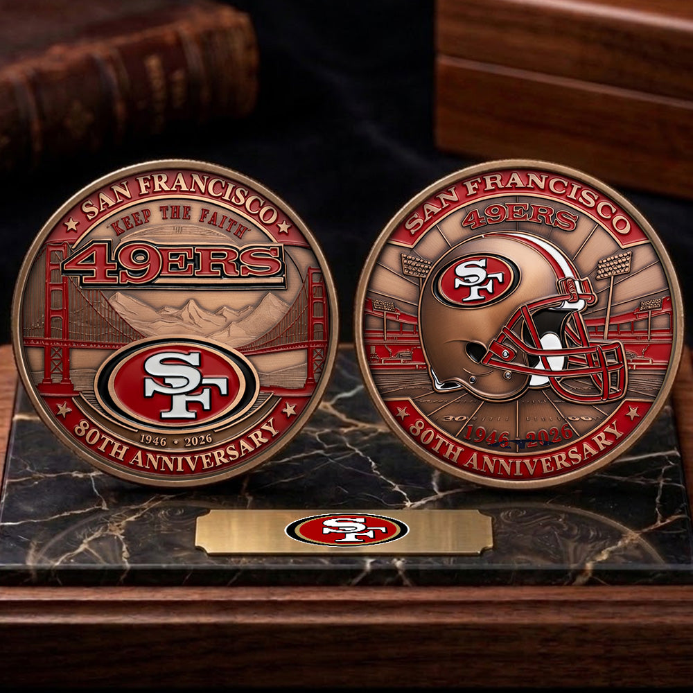 San Francisco 49ers 80th Anniversary Commemorative Coin – TMTHU4899