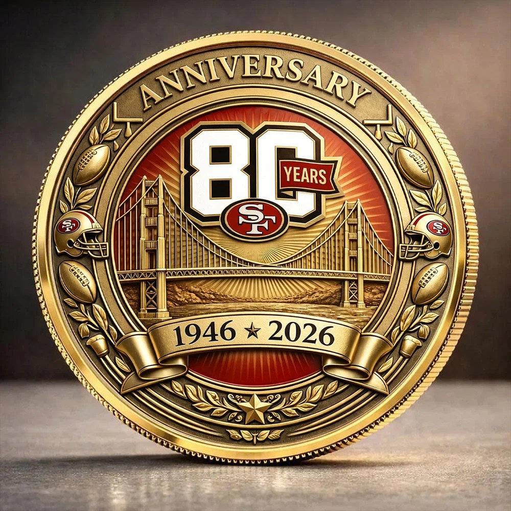 San Francisco 49ers 80th Anniversary Commemorative Coin – TANTN25585