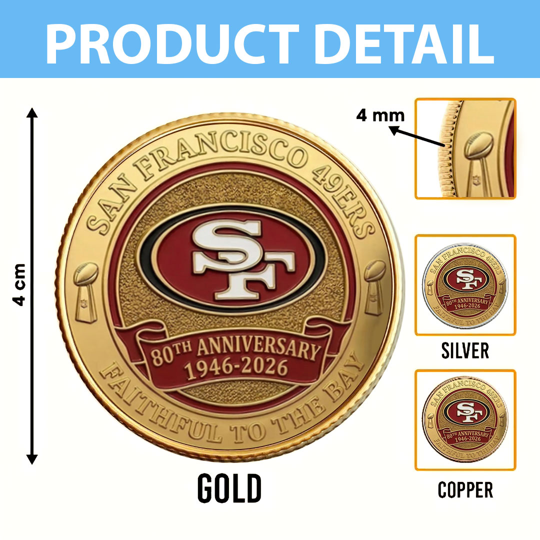 San Francisco 49ers 80th Anniversary Commemorative Coin – MAITM15121