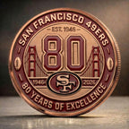 San Francisco 49ers 80th Anniversary Commemorative Coin – TANTN21557