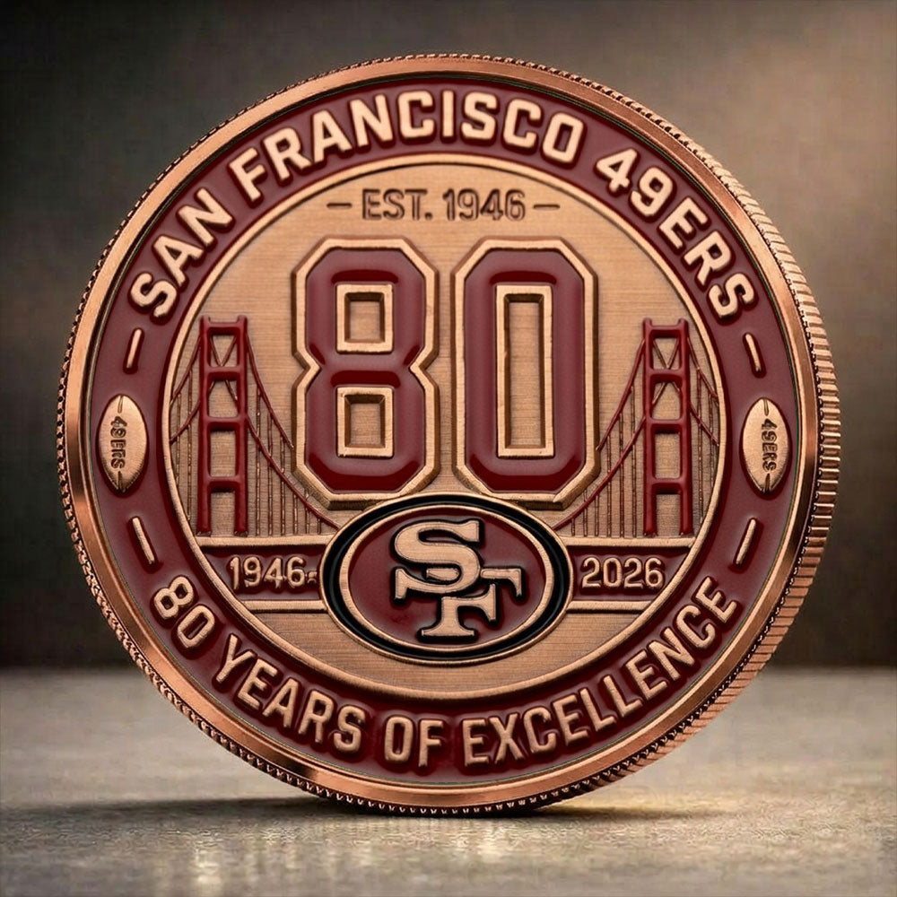 San Francisco 49ers 80th Anniversary Commemorative Coin – TANTN21557
