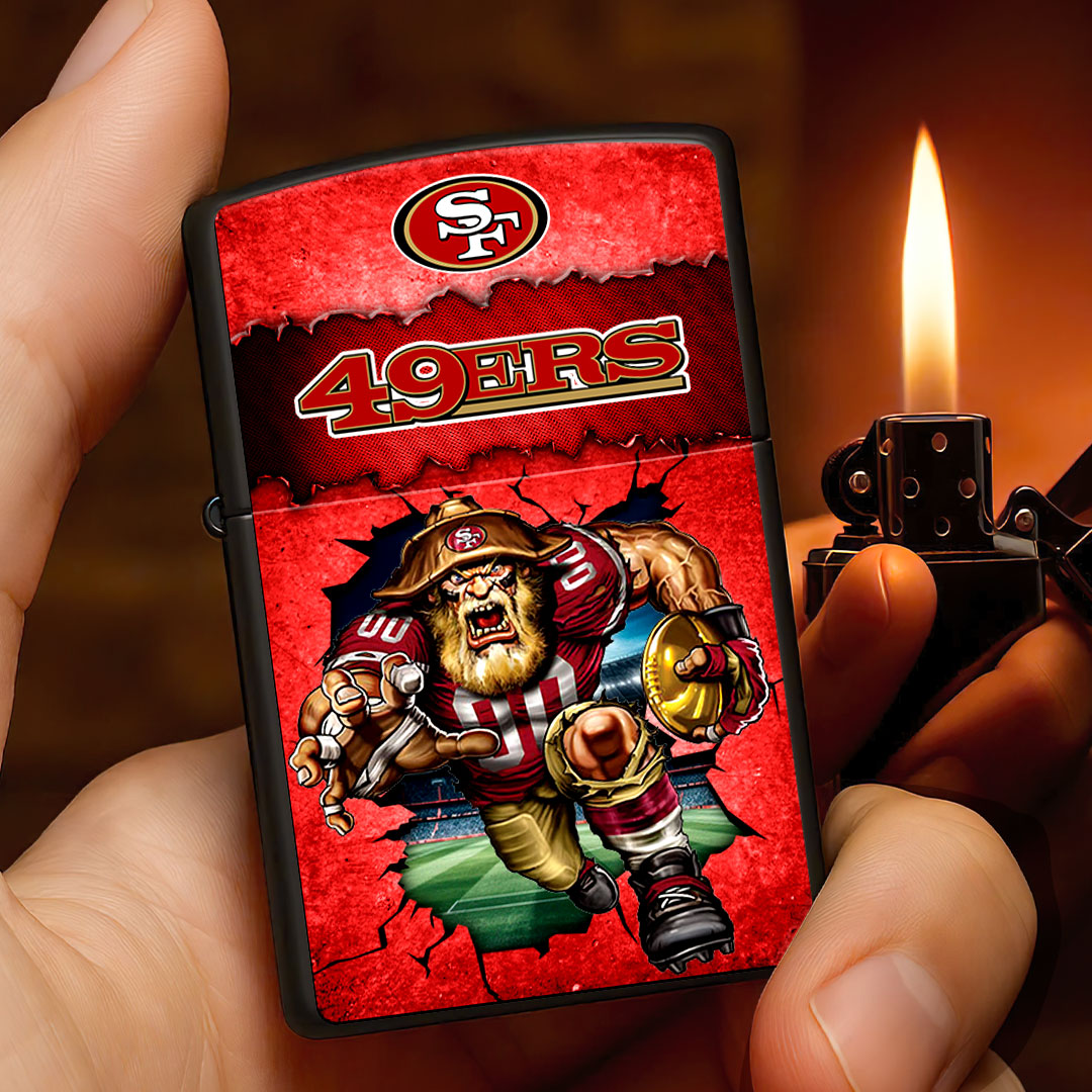 San Francisco 49ers Zippo Lighter Case (No Insert) – HOATT13337