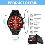 San Francisco 49ers x Rolex Black Stainless Steel Watch – MAITM7433