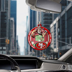 San Francisco 49ers Custom shape 2-sided Acrylic Car Ornament – HOATT12604