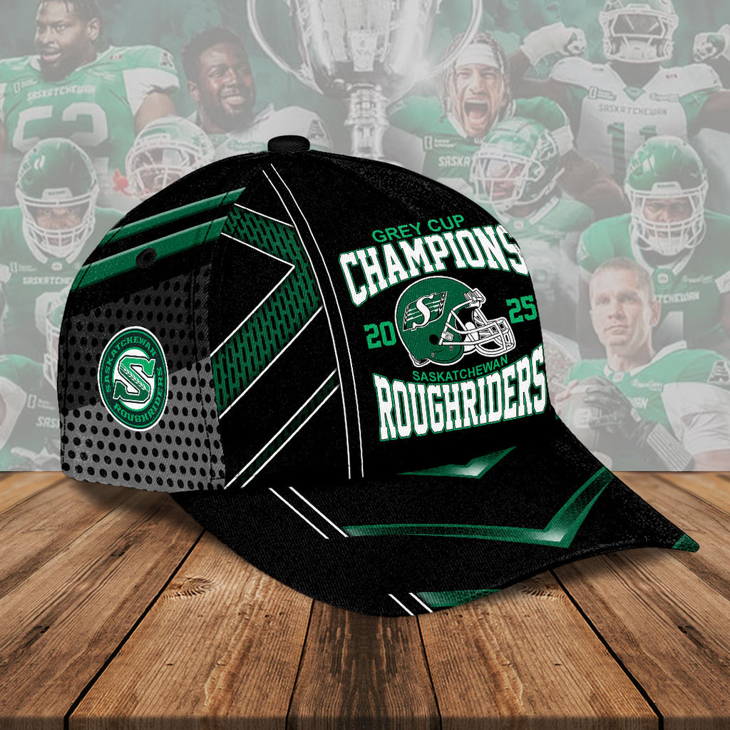 Saskatchewan Roughriders 2025 Grey Cup Champions Classic Cap – HOATT14699