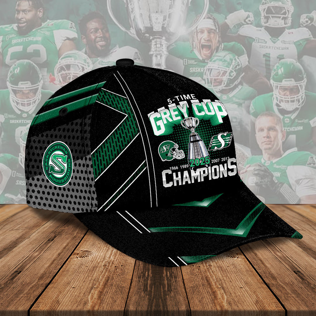 Saskatchewan Roughriders 2025 Grey Cup Champions Classic Cap – HOATT14743