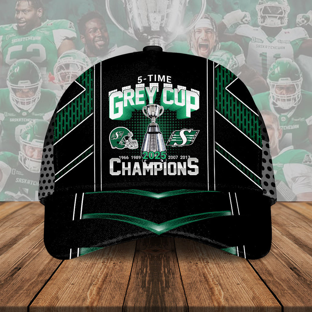 Saskatchewan Roughriders 2025 Grey Cup Champions Classic Cap – HOATT14743