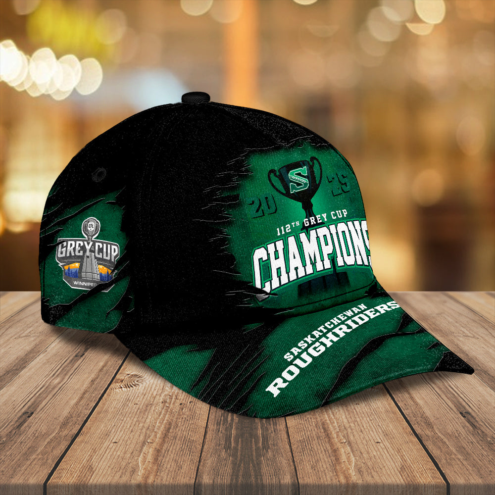 Saskatchewan Roughriders 2025 Grey Cup Champions Classic Cap – TANTN18771