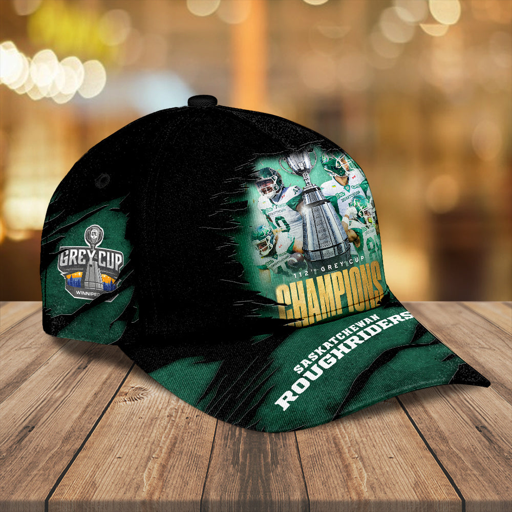 Saskatchewan Roughriders 2025 Grey Cup Champions Classic Cap – TANTN18774