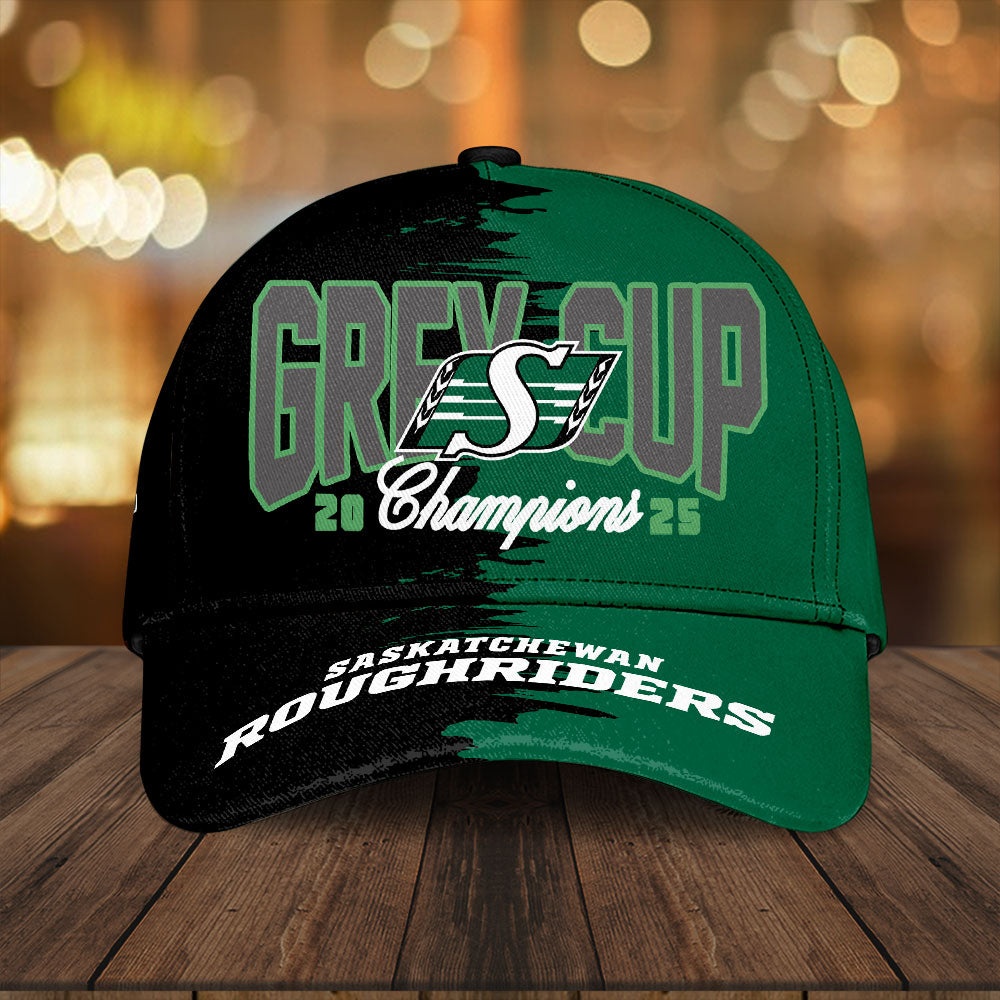 Saskatchewan Roughriders 2025 Grey Cup Champions Classic Cap – TANTN18811