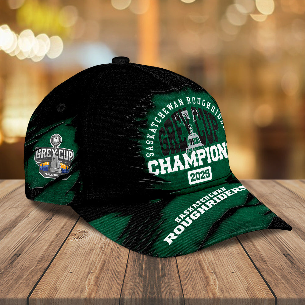 Saskatchewan Roughriders 2025 Grey Cup Champions Classic Cap – TANTN18817