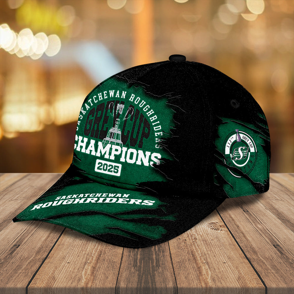 Saskatchewan Roughriders 2025 Grey Cup Champions Classic Cap – TANTN18817