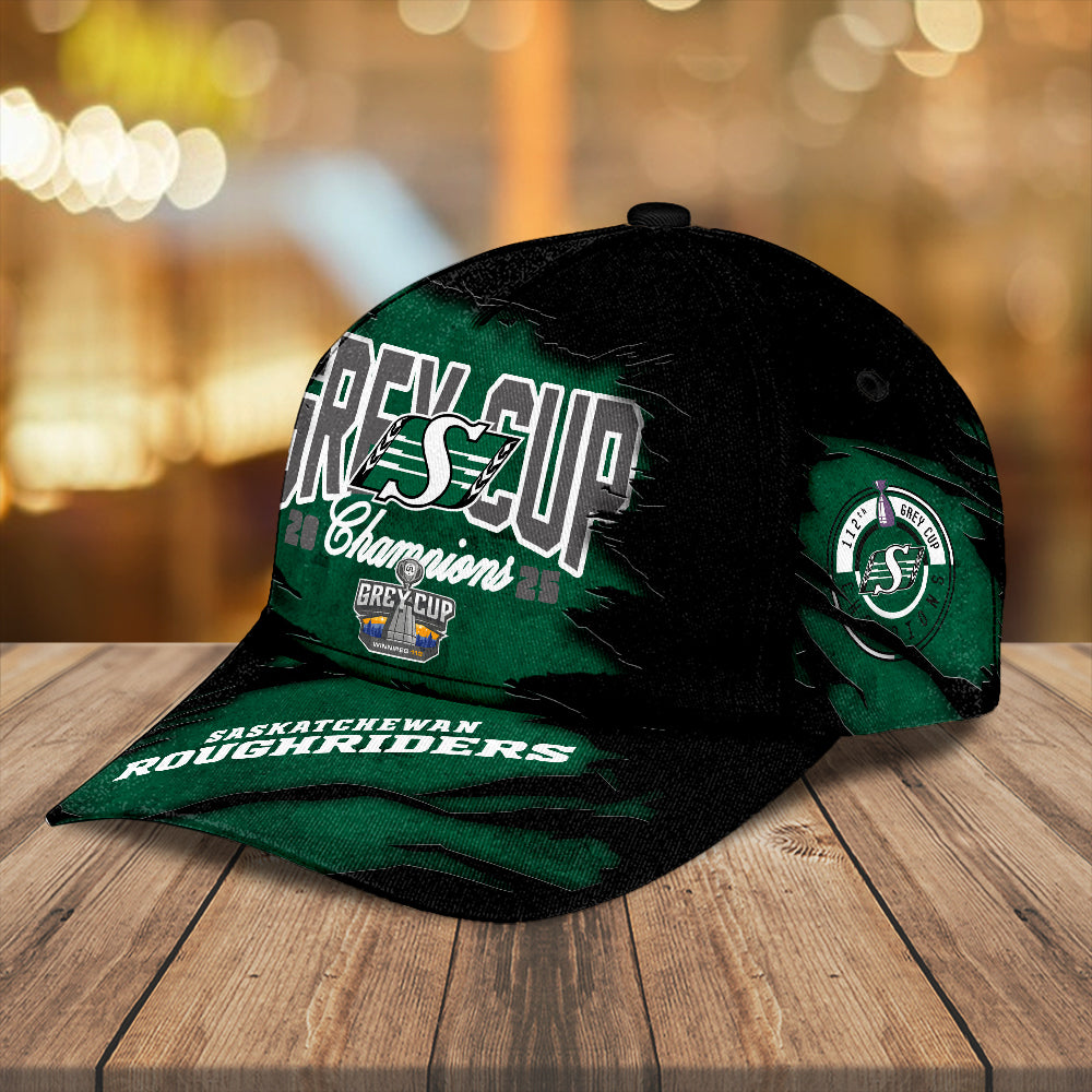 Saskatchewan Roughriders 2025 Grey Cup Champions Classic Cap – TANTN18835