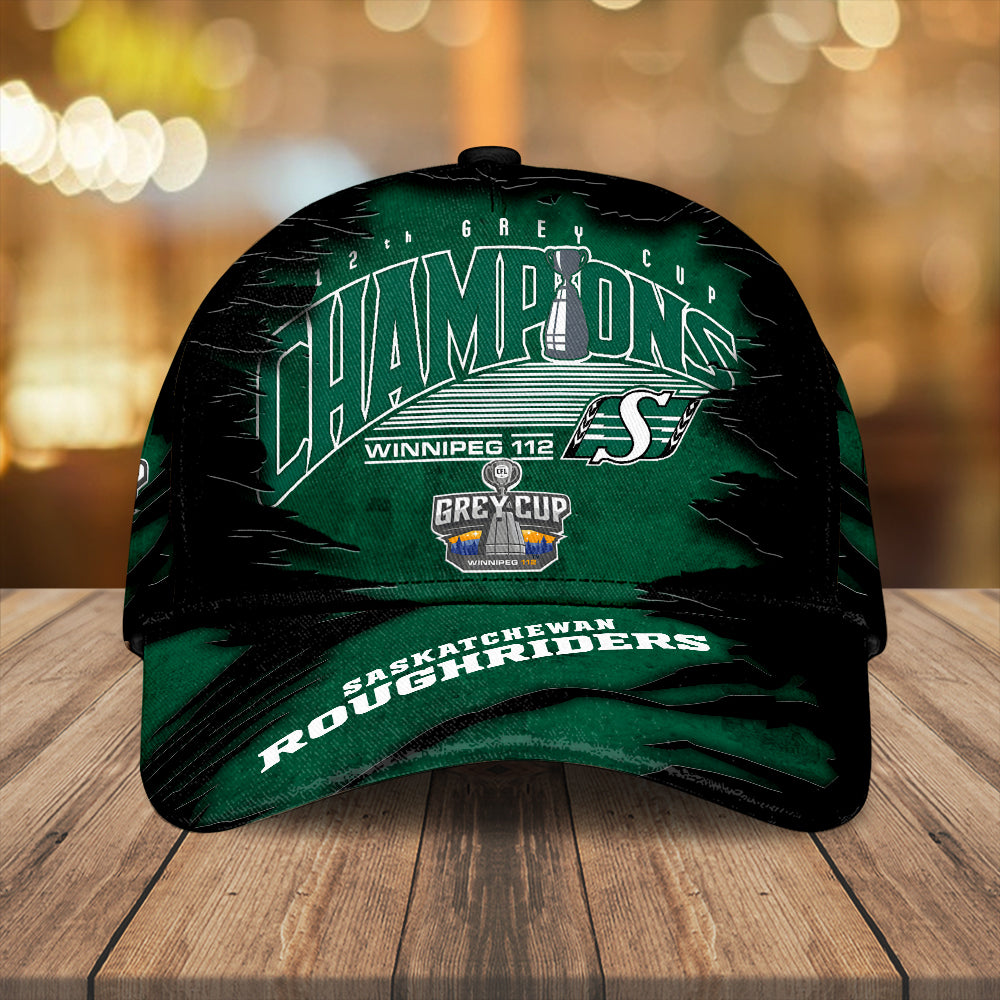 Saskatchewan Roughriders 2025 Grey Cup Champions Classic Cap – TANTN18836