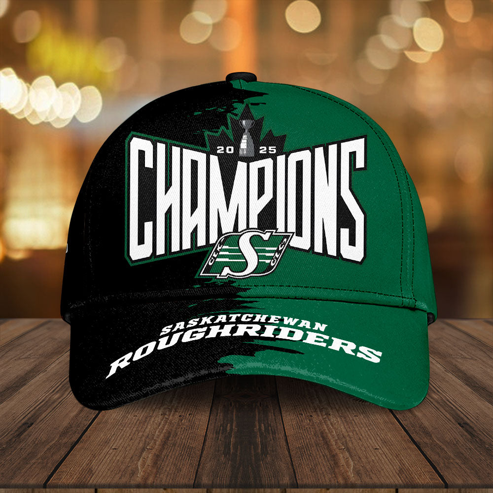 Saskatchewan Roughriders 2025 Grey Cup Champions Classic Cap – TANTN18888