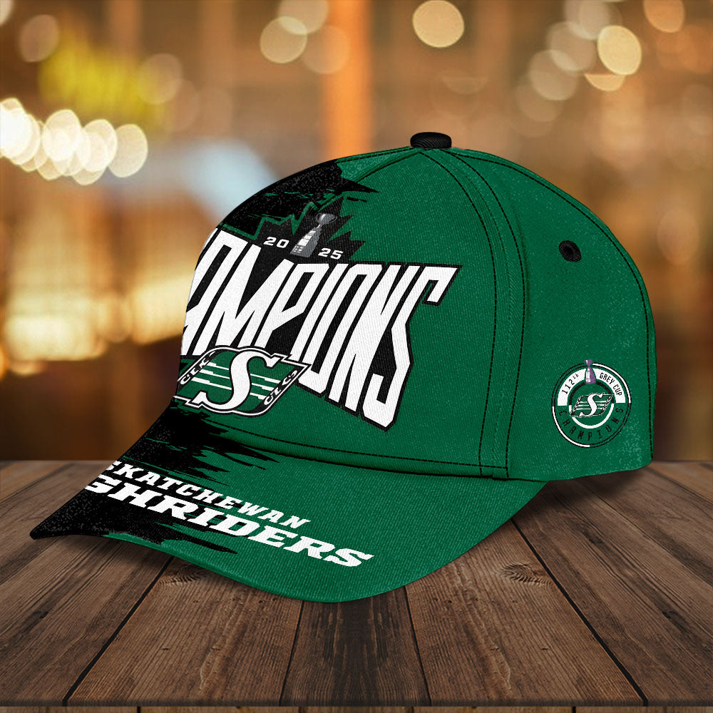 Saskatchewan Roughriders 2025 Grey Cup Champions Classic Cap – TANTN18888