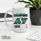 Saskatchewan Roughriders 2025 Grey Cup Champions Ceramic Mug – MAITM13860