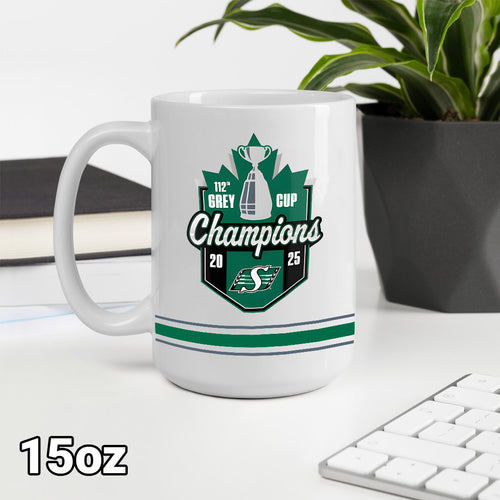 Saskatchewan Roughriders 2025 Grey Cup Champions Ceramic Mug – MAITM13861