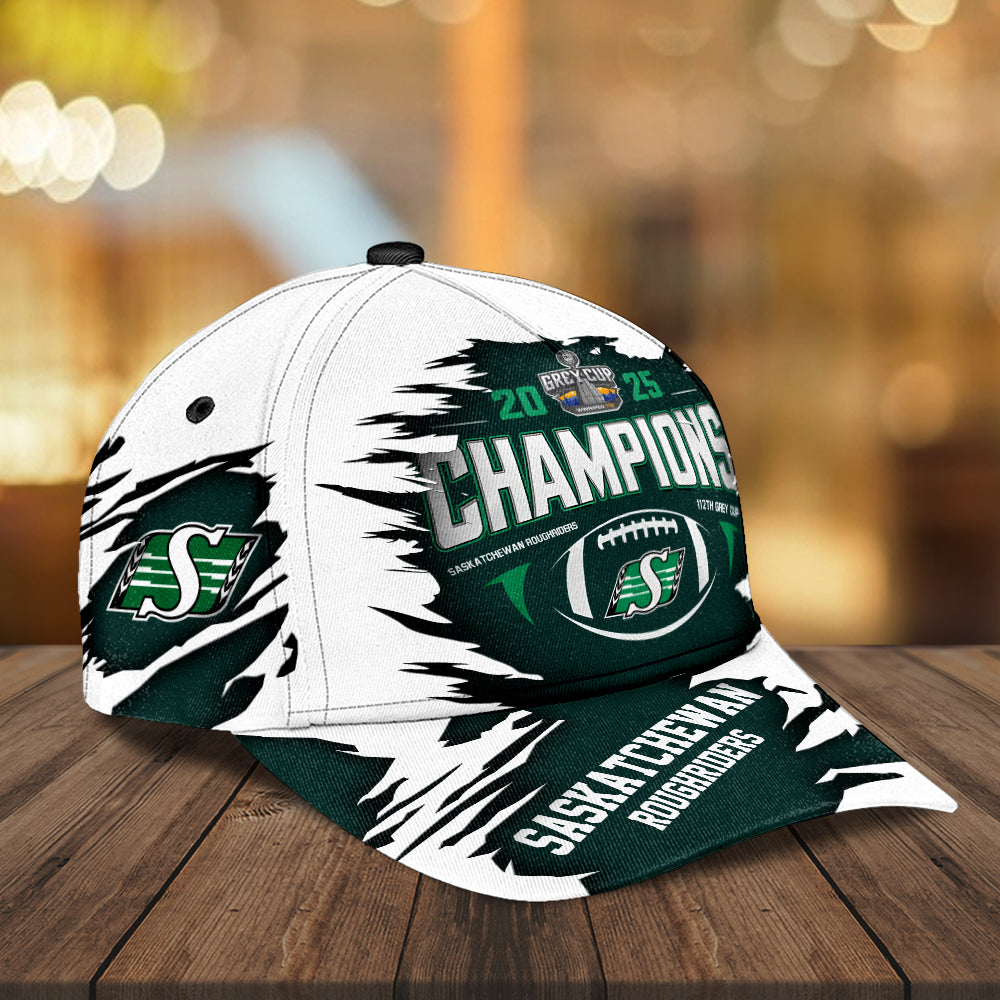 Saskatchewan Roughriders 2025 Grey Cup Champions Classic Cap – MAITM13800