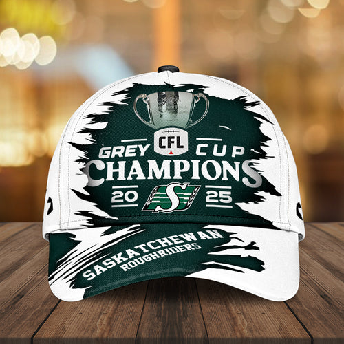 Saskatchewan Roughriders 2025 Grey Cup Champions Classic Cap – MAITM13804