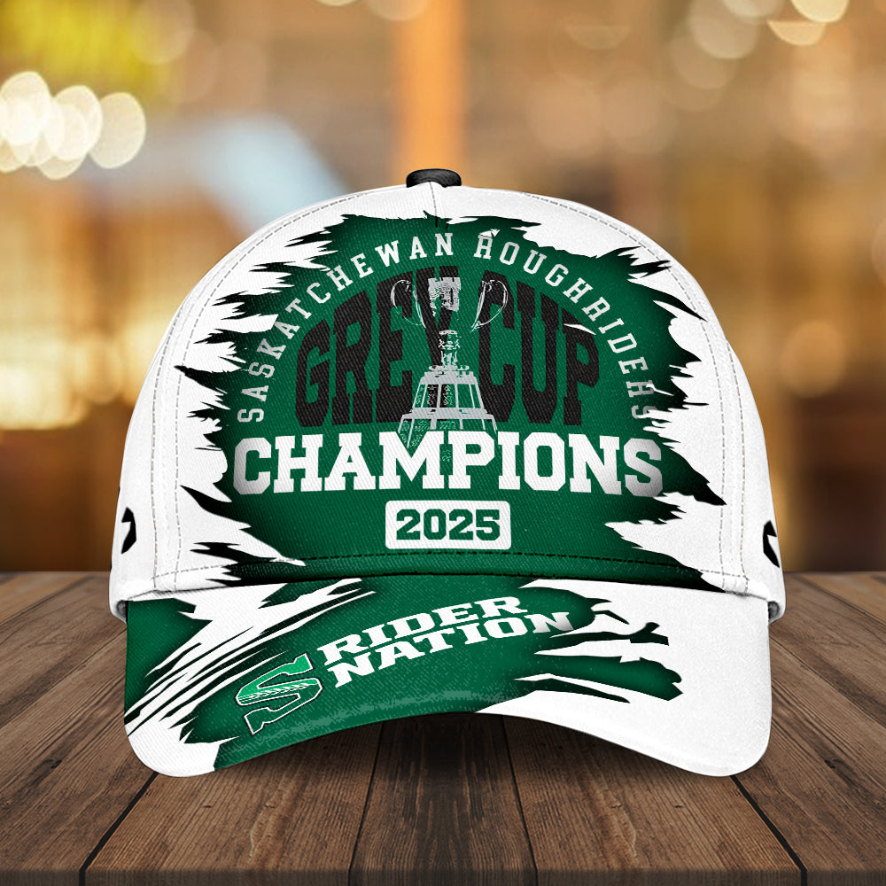 Saskatchewan Roughriders 2025 Grey Cup Champions Classic Cap – MAITM13850