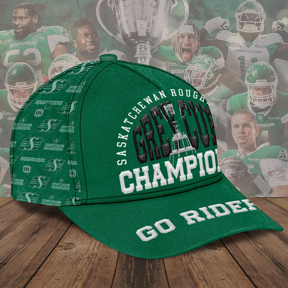 Saskatchewan Roughriders 2025 Grey Cup Champions Classic Cap – TMTHU2243