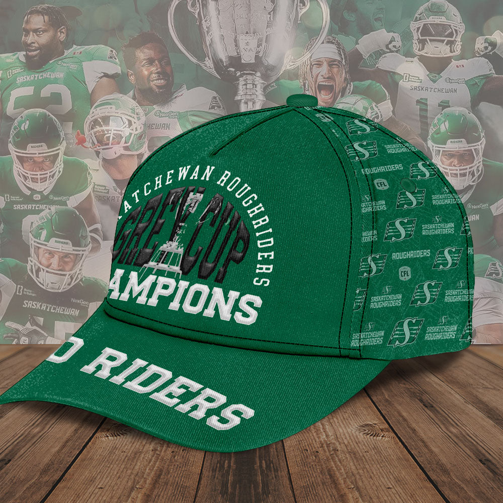 Saskatchewan Roughriders 2025 Grey Cup Champions Classic Cap – TMTHU2243