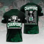 Saskatchewan Roughriders 2025 Grey Cup Champions 3D Apparel – HOATT14698