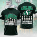 Saskatchewan Roughriders 2025 Grey Cup Champions 3D Apparel – MAITM13853