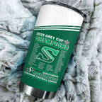 Saskatchewan Roughriders 2025 Grey Cup Champions Tumbler Cup – HOATT14714