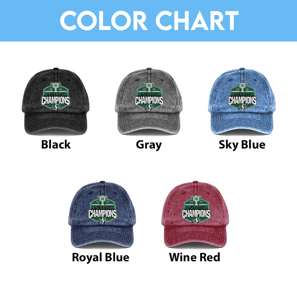 Saskatchewan Roughriders 2025 Grey Cup Champions Wash Denim Cap – TANTN19442