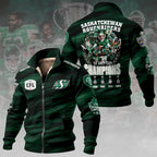 Saskatchewan Roughriders 2025 Grey Cup Thick Knit Fleece Jacket – GNE4687
